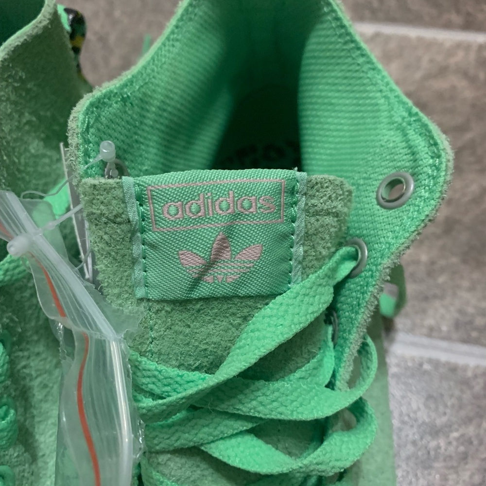 Adidas Na-Kel Smith Nizza Hi Rf Spring Green +Pins View 4